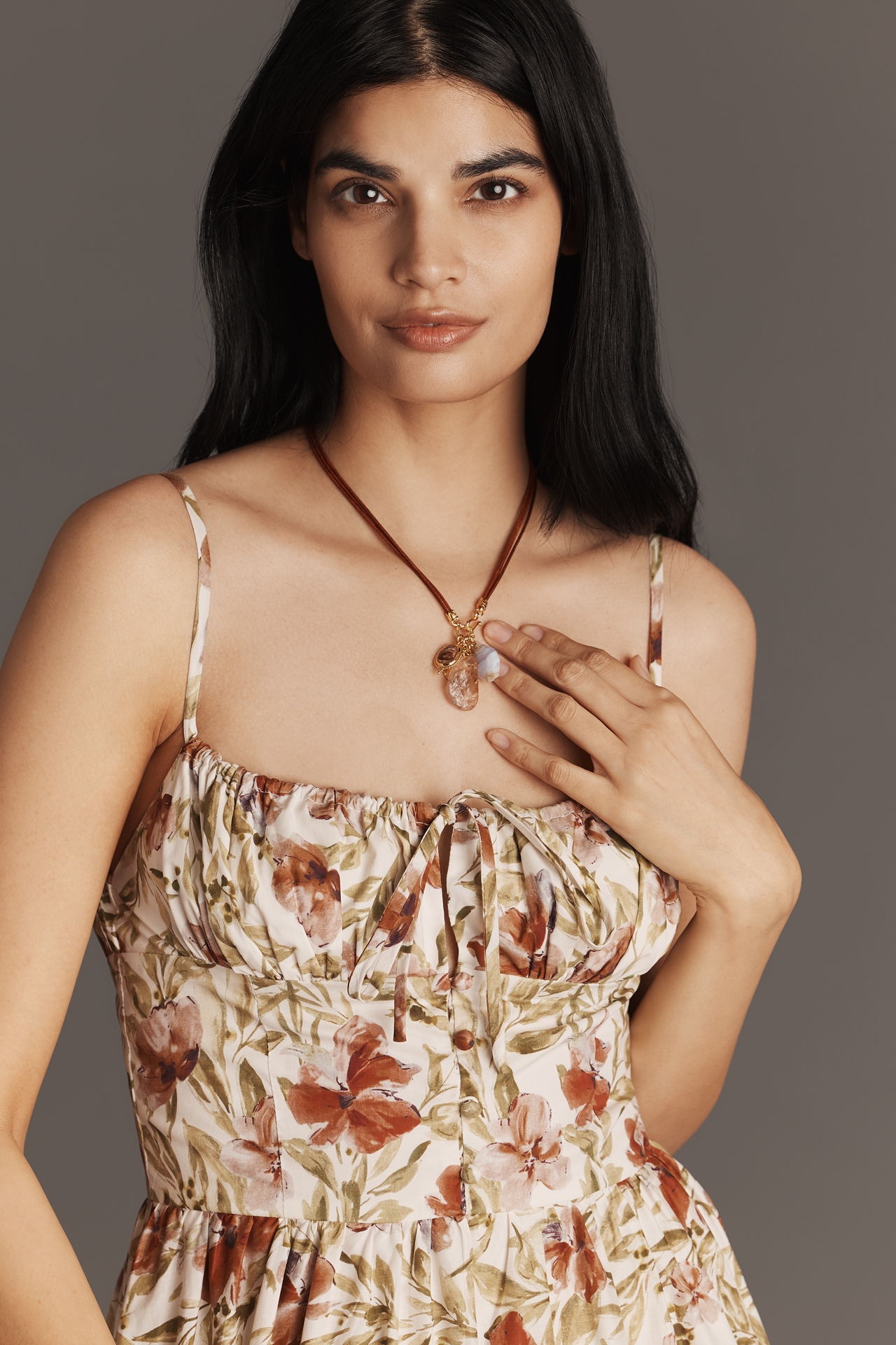 En Saison Alexane Printed Midi Dress