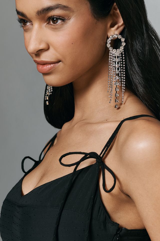 En Saison Roza A-Line Fringe Midi Dress #2