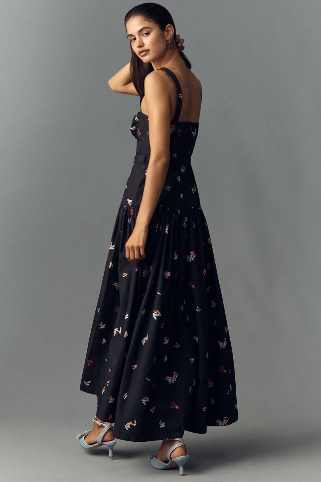 En Saison Midi-Kleid mit Gürtel und Taillierung #1