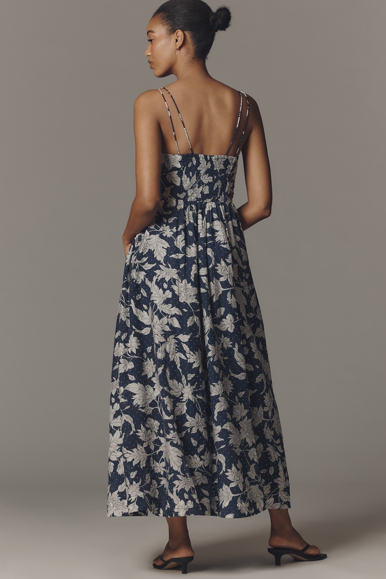 En Saison Madeline V-Neck A-Line Midi Dress