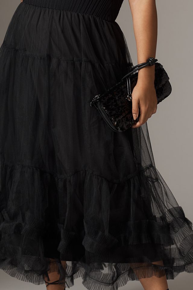 En Saison Darcy Sleeveless Tulle Midi Dress #5