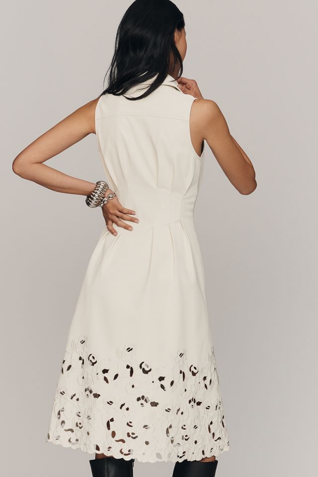 En Saison Alitzel Sleeveless Eyelet Midi Dress #2