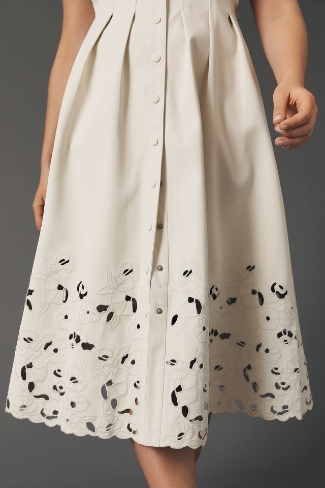 En Saison Alitzel Sleeveless Eyelet Midi Dress | Anthropologie