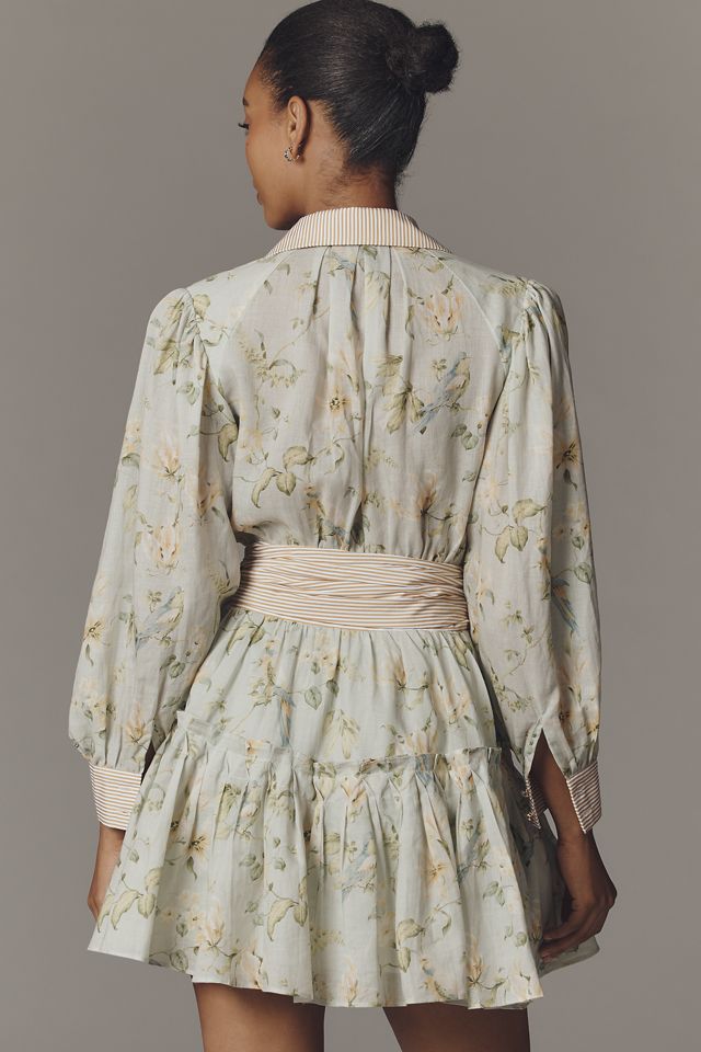 En Saison Rylee Long-Sleeve Belted Shirtdress #2