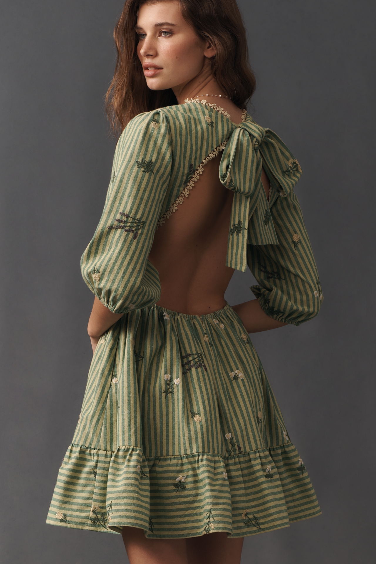 Jacquie The Label Romona Open-Back Cutout Dress