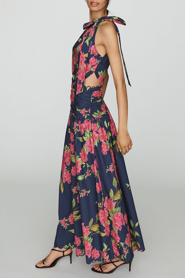 En Saison Vestido Midi de Algodón Esther con Un Hombro y Cintura Caída #2