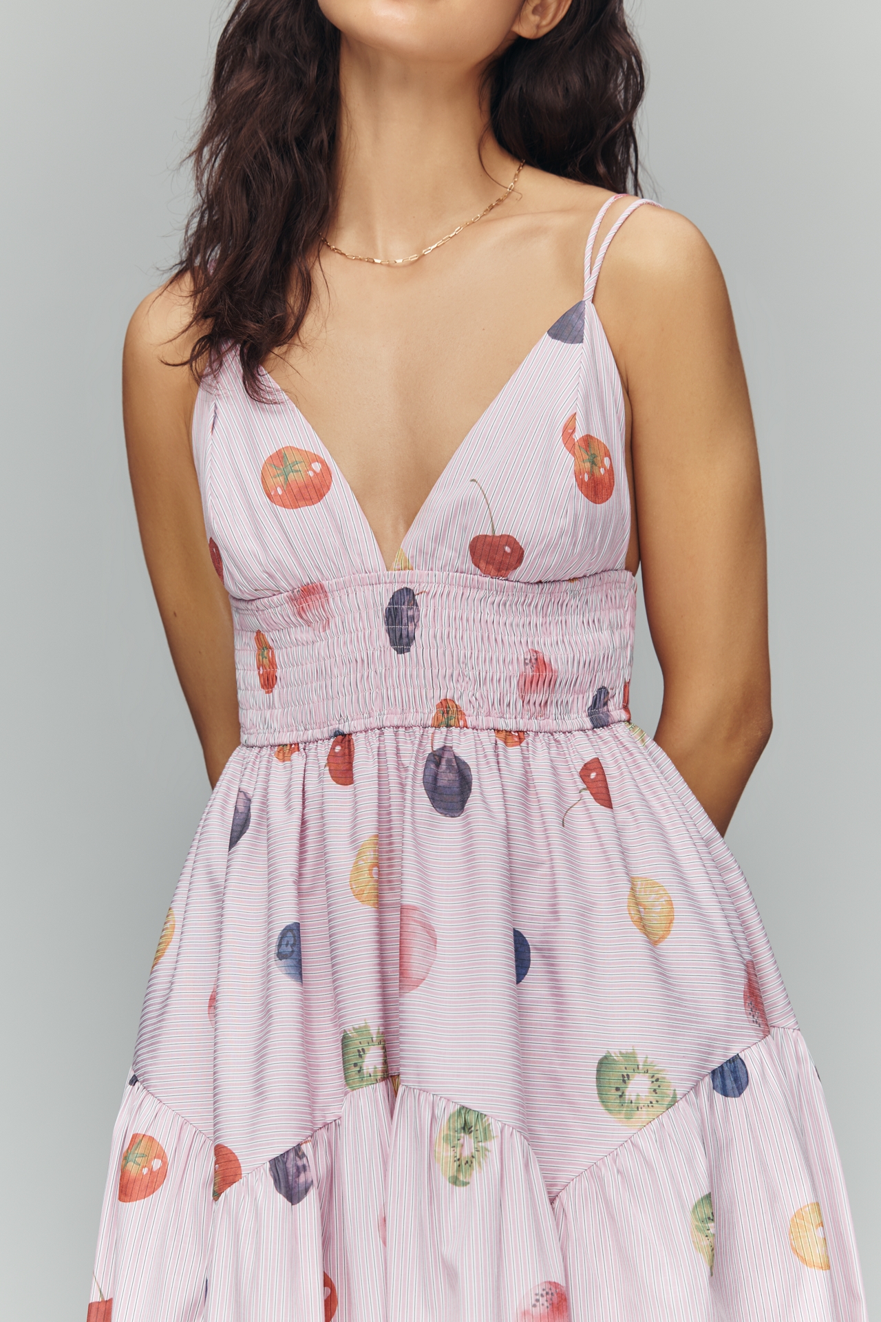 En Saison Fruit Medley Midi Dress