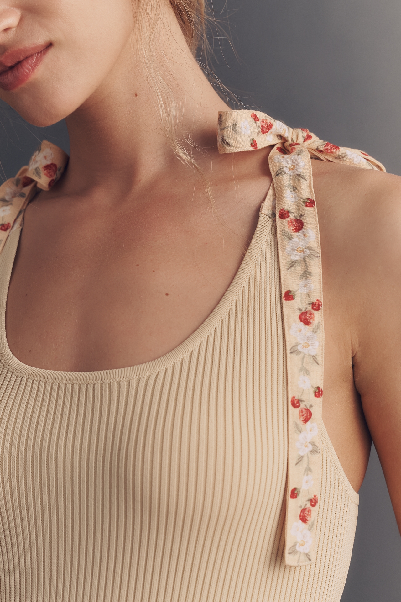 En Saison Strawberry Midi Dress