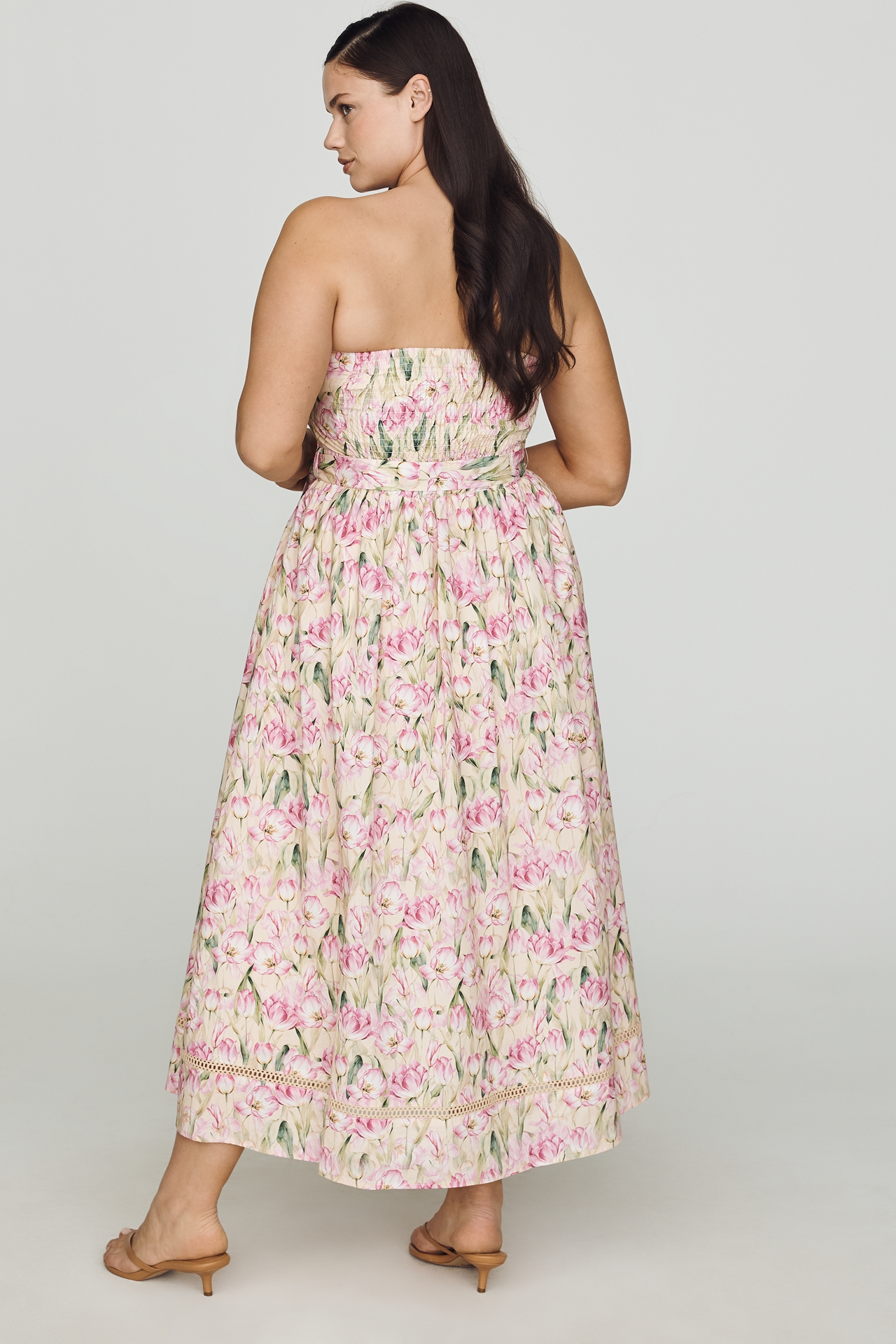 En Saison Arya Cotton Plus Midi Dress