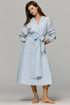 navy blue dress for baby girl Women's Blue UV Shirt Dress, Rimini, UPF 50+ L main image 0