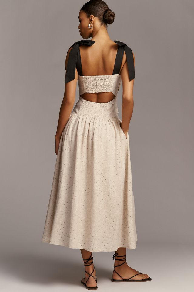En Saison Tie-Strap Midi Dress #2