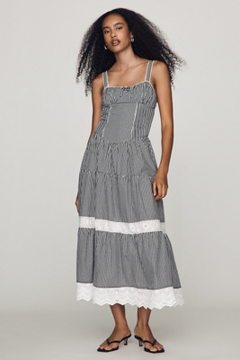 Jacquie The Label Emmie Cotton Midi Dress | Anthropologie