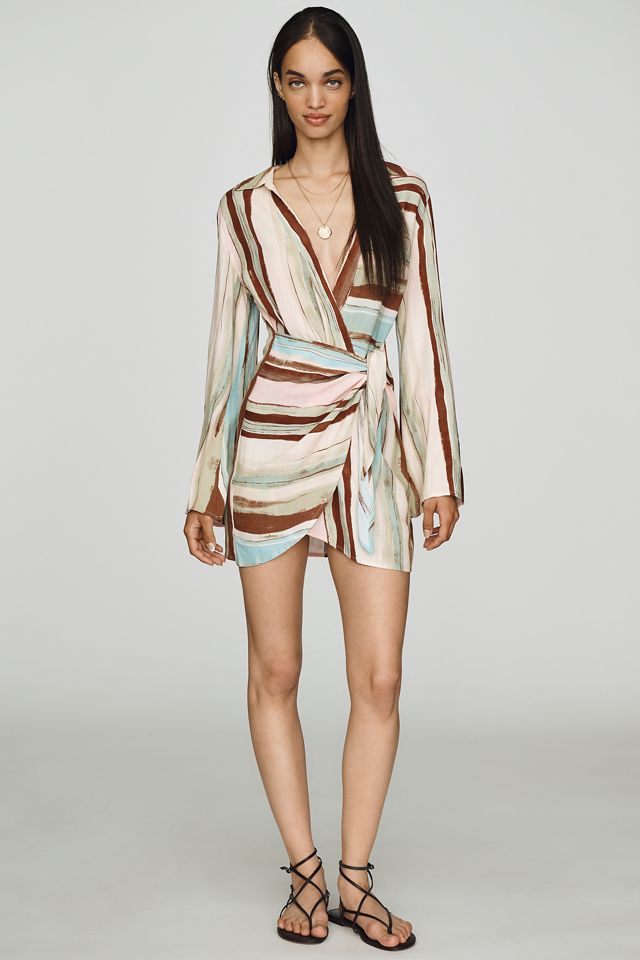 En Saison Lana Wrap Mini Dress #2