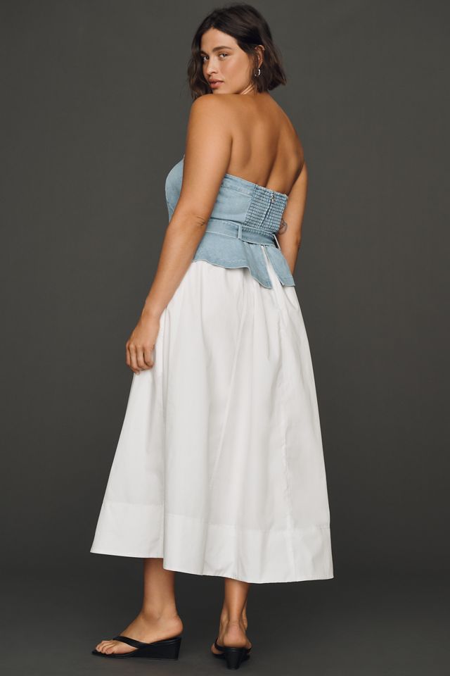 En Saison Harlow Plus Denim Midi Dress #2