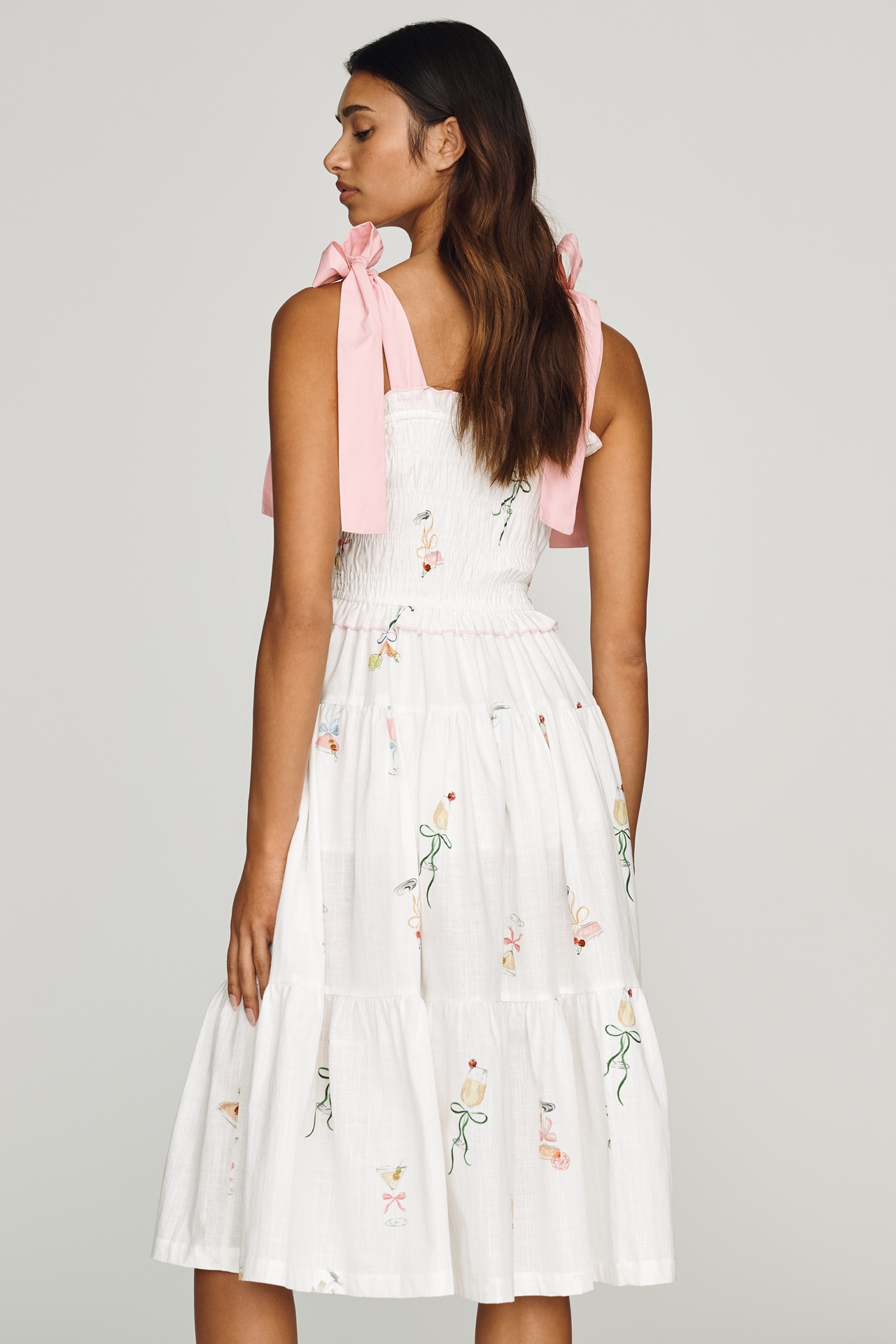 En Saison Leanne Petite Cotton Midi Dress