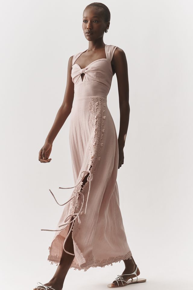 En Saison Megan Lace Midi Dress | Anthropologie