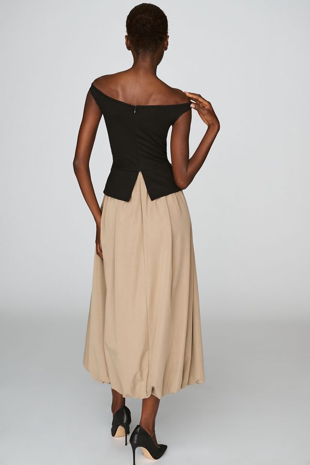 En Saison Autumn Twofer Midi Dress #4