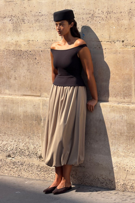 En Saison Autumn Twofer Midi Dress