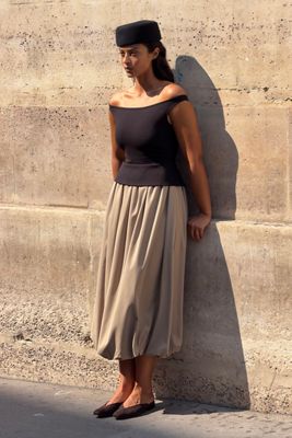 En Saison Autumn Twofer Midi Dress