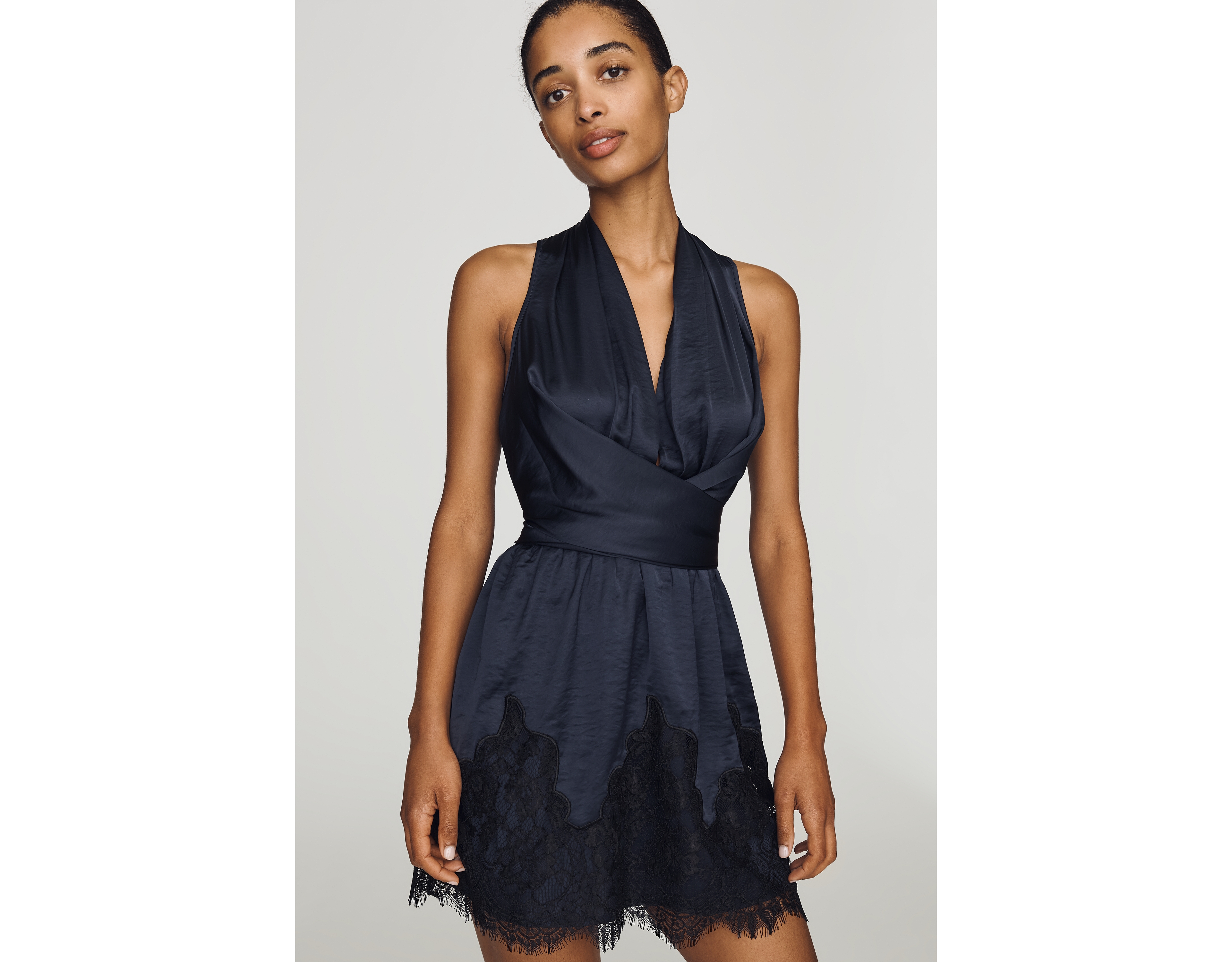 En Saison Gia Wrap Mini Dress