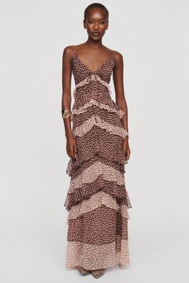 en saison brown taupe lavender charleigh maxi dress 158 cm / 62.20