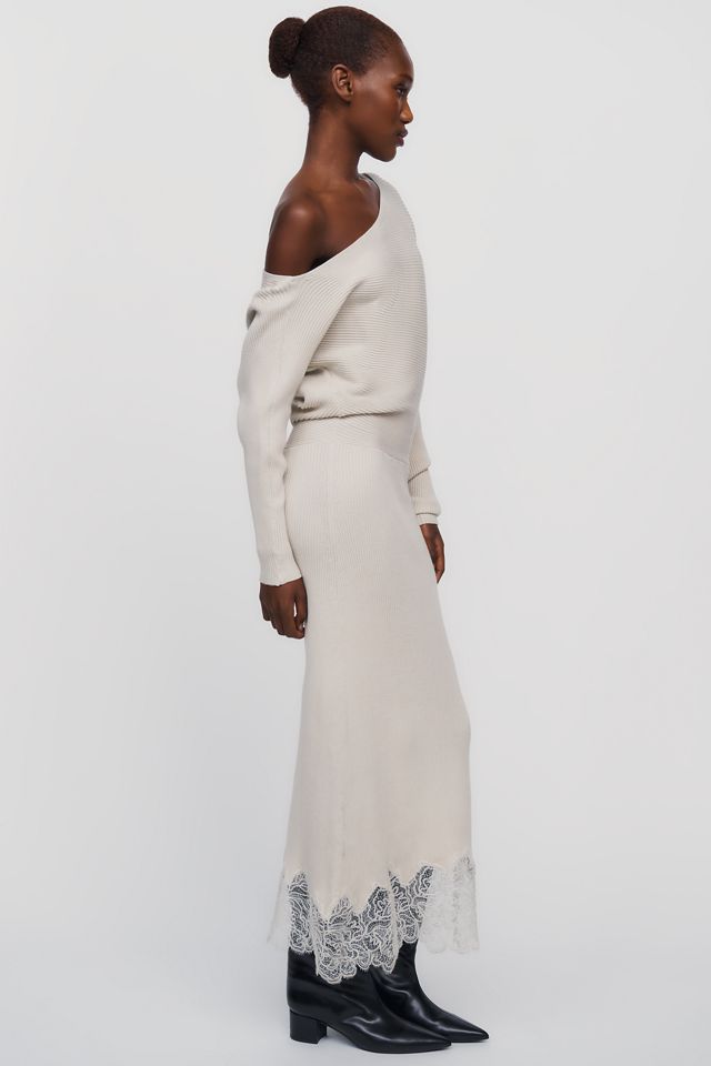 En Saison Tori Off Shoulder Knit Midi Dress #2