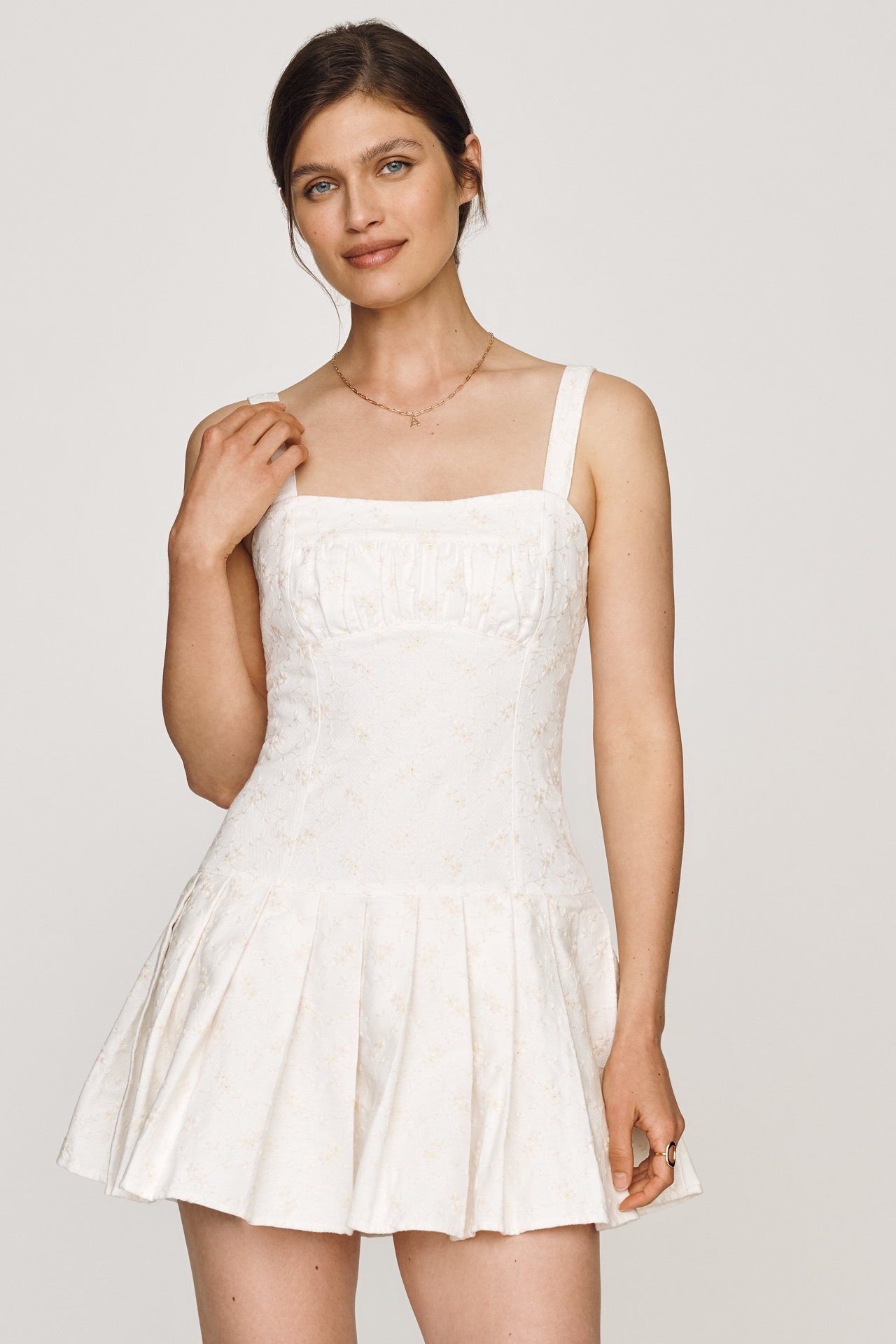 Jacquie The Label Reina Cotton Mini Dress