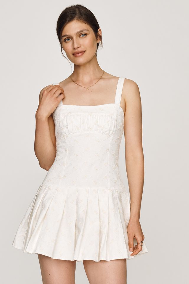 Jacquie The Label Reina Cotton Mini Dress | Anthropologie