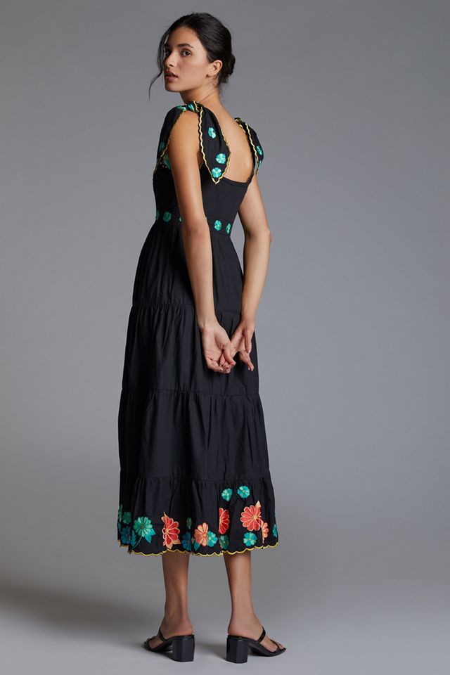 Embroidered Midi Dress #2