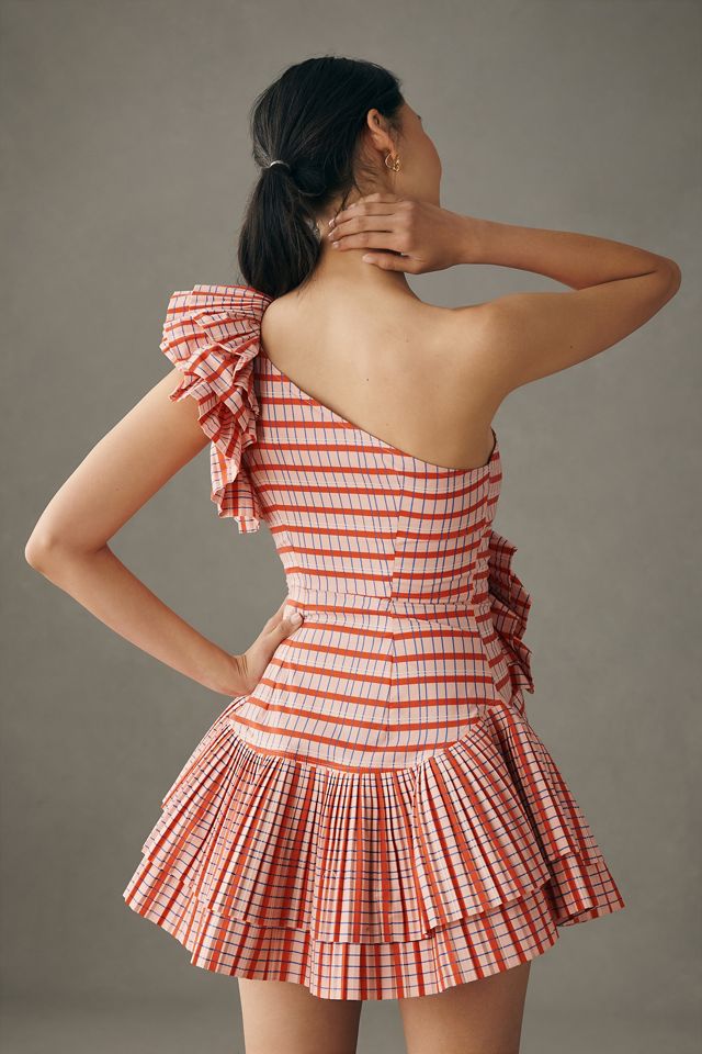 Celia B One-Shoulder Ruffled Mini Dress #2