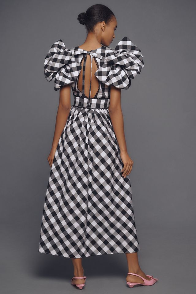 CeliaB Curazao Short-Sleeve V-Neck Midi Dress #1