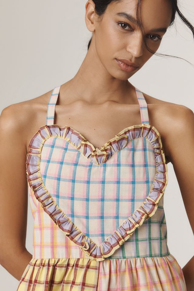 Celia B Tahaa Checkered Heart Dress #2