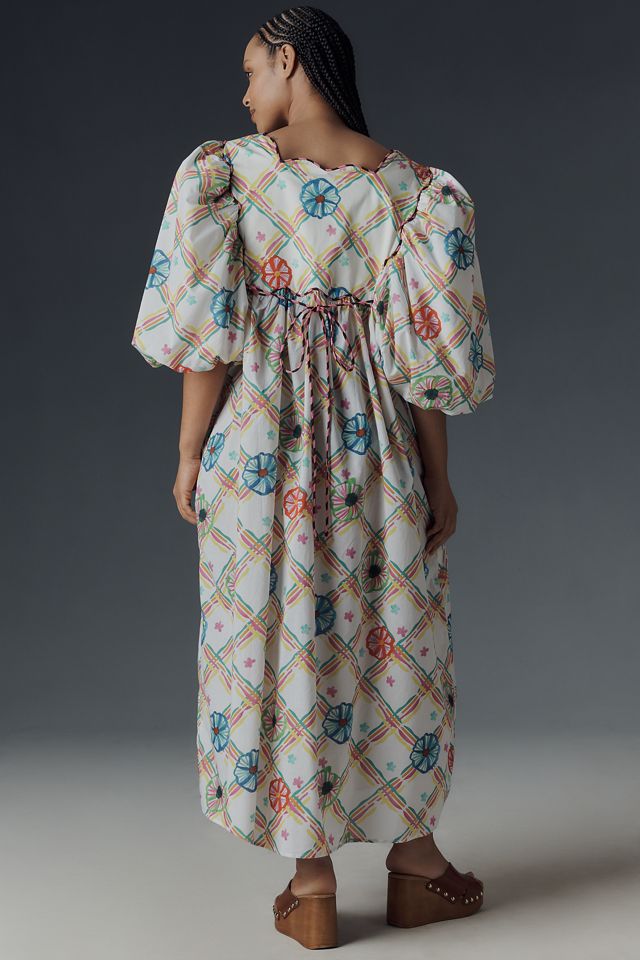 Celia B Santorini Puff-Sleeve Dress #5