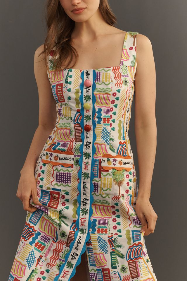 CeliaB Bunya Sleeveless Square-Neck Maxi Dress #2