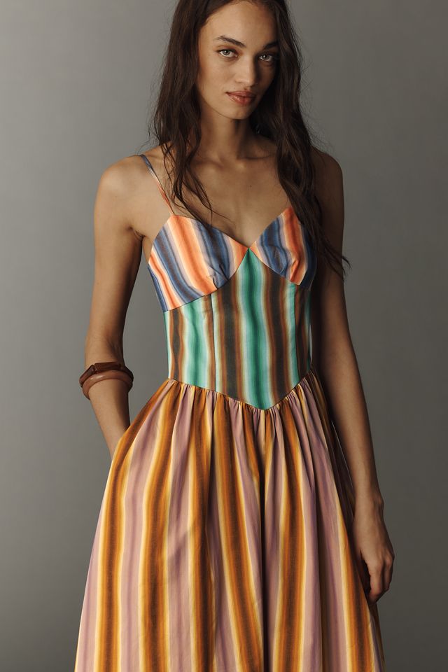 CeliaB Duku Sleeveless Cotton Midi Dress #2