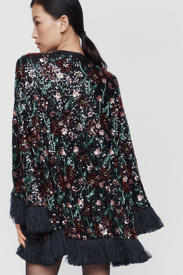 CeliaB Iita Fringe Swing Dress #1