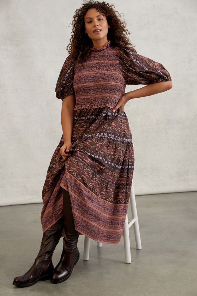 Bethanne Smocked Maxi Dress #10