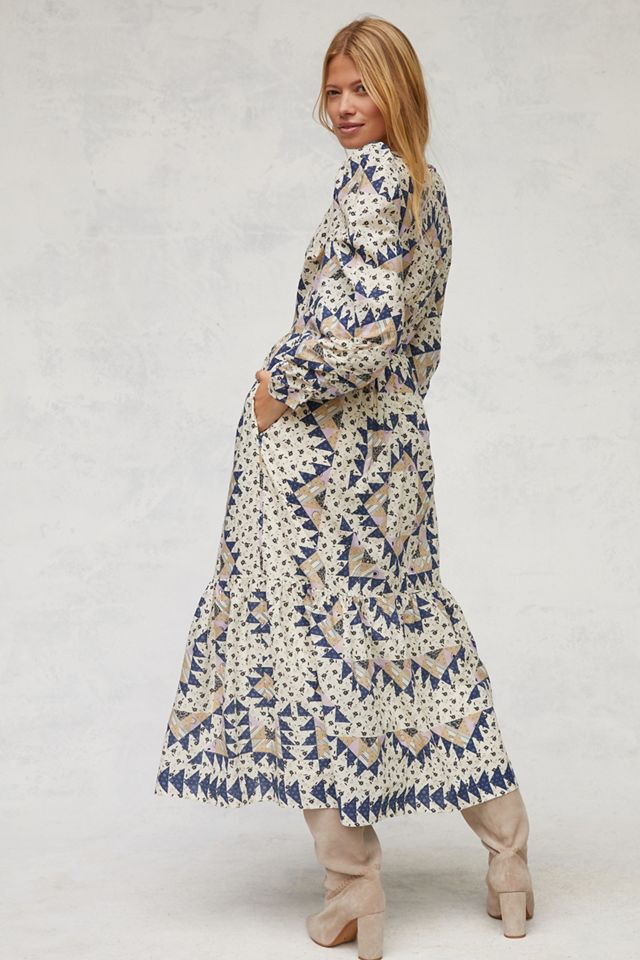Othilia Patchwork Maxi Dress #4