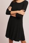 Robe Swing Loft, Noire, Côtes, Taille S – Manches Longues, Parfaite Pour Cocktail