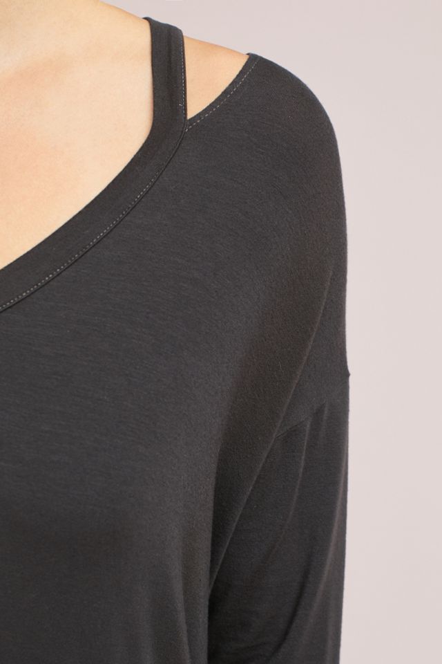 Michael Stars Open-Shoulder Tunic Dress #1