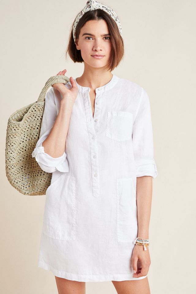 Molly Linen Shirtdress | Anthropologie