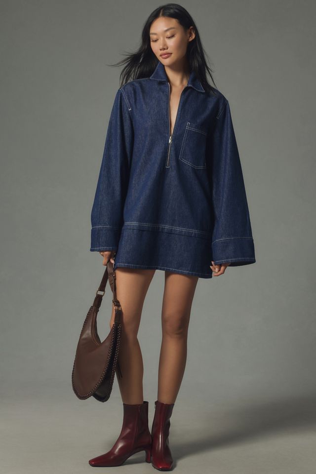 Pilcro Denim Mini Shift Dress #2