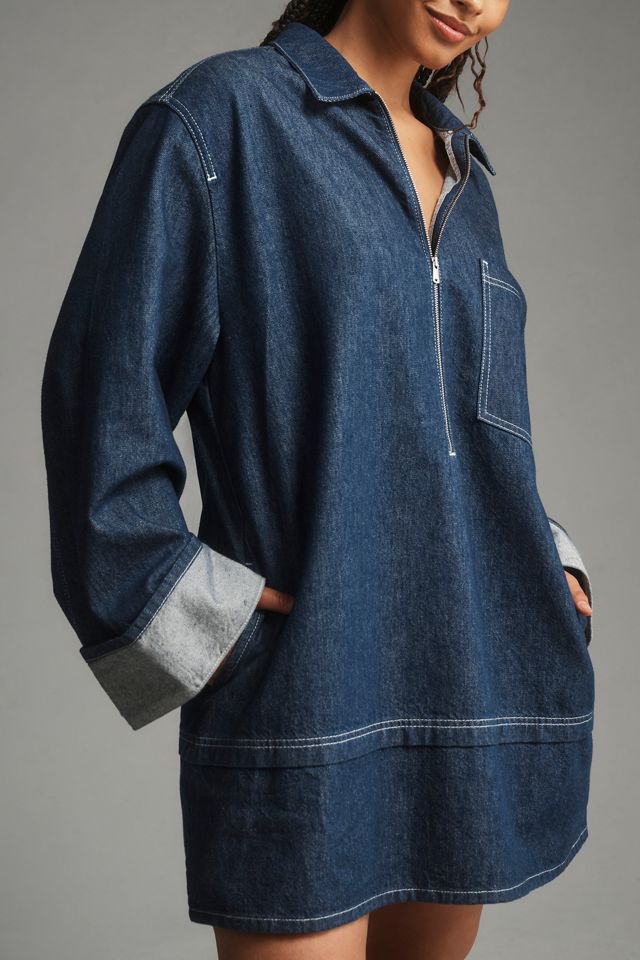 Pilcro Denim Mini Shift Dress #6