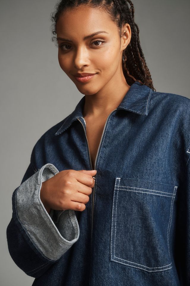 Pilcro Denim Mini Shift Dress #7