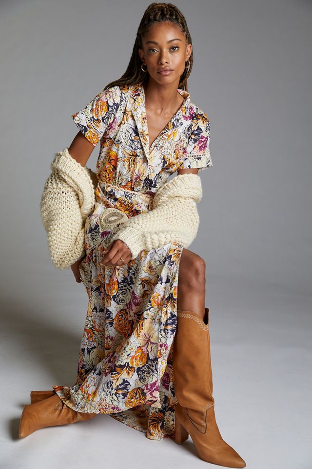 Floral Maxi Shirtdress #2