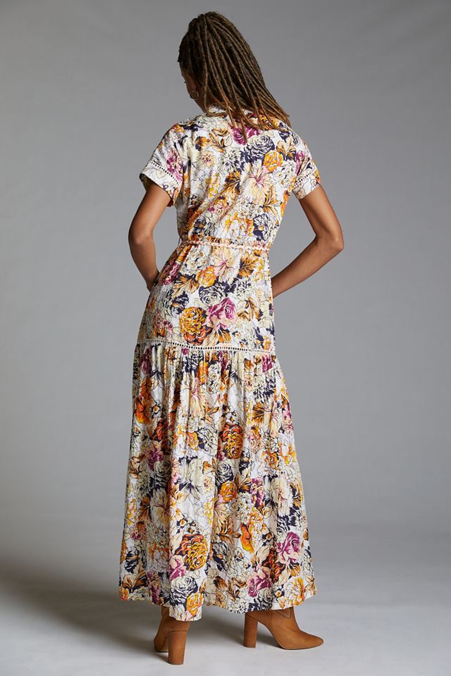 Floral Maxi Shirtdress #3