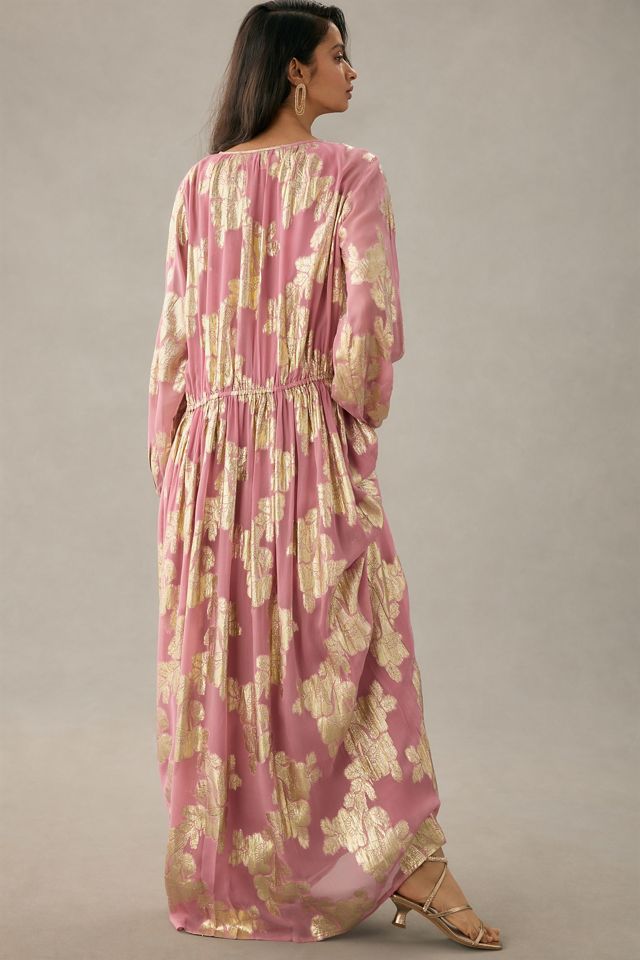 Shruti Sancheti Tie-Neck Maxi Dress #1