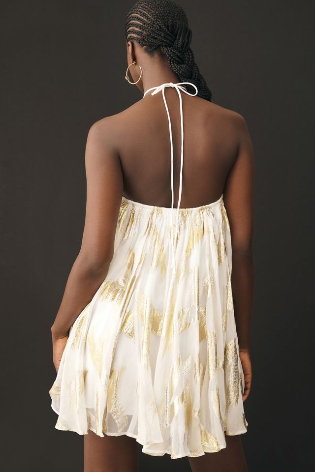 Pinnacle by Shruti Sancheti Halter Swing Mini Dress