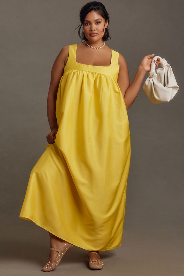 Pinnacle by Shruti Sancheti Square-Neck Babydoll Maxi Dress #5