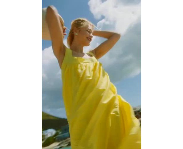 see line dress Duntery See-through Rhinestone A-Line Tulle Dress With Slit